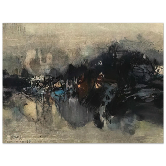 Chu teh Chun - UNTITLED 1964  75x100 cm / 30x40inches Fine Art Poster