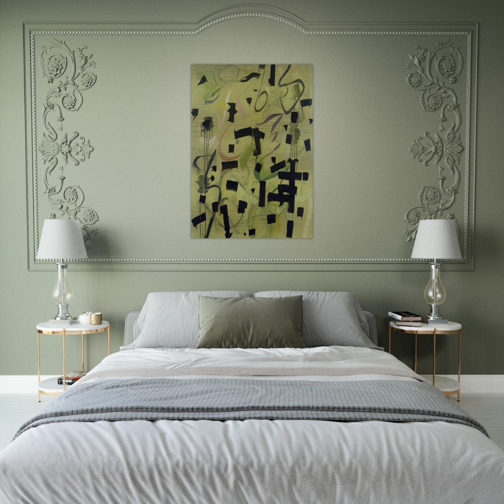 Number 12 - 1949 - Bradley Walker Tomlin Brushed Aluminum Print - 70x100 cm / 28x40 inches | Bradley Walker Tomlin Aluminum Print | Bradley Walker Tomlin Prints