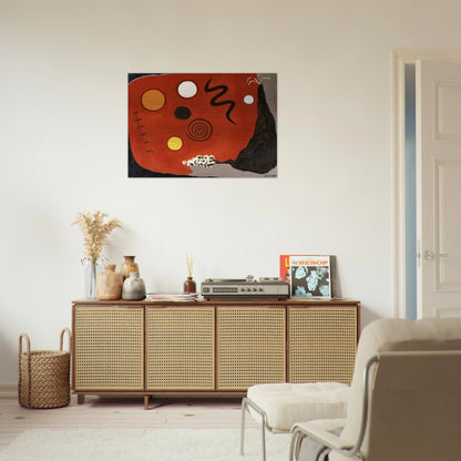 THE FUSE 1947 - Alexander Calder Brushed Aluminum Print - 70x100 cm / 28x40 inches | Alexander Calder Aluminum Print | Alexander Calder Prints