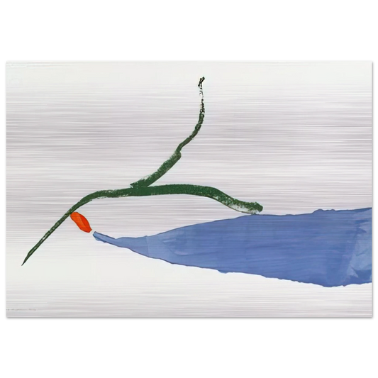 A Little Zen - 1970 - Helen Frankenthaler Brushed Aluminum Print - 70x100 cm / 28x40 inches | Helen Frankenthaler Aluminum Print | Helen Frankenthaler Prints