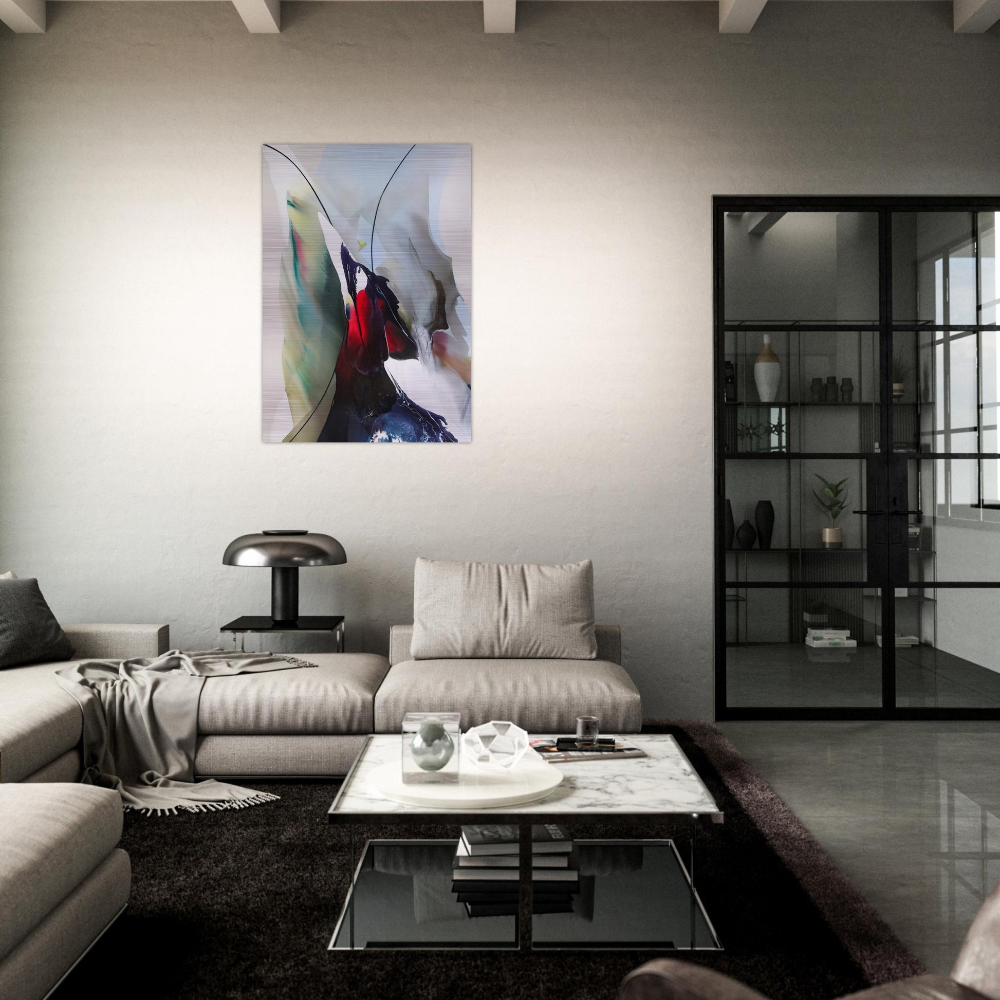 Phenomena Tarot Over - Paul Jenkins Brushed Aluminum Print - 70x100 cm / 28x40 inches | Paul Jenkins Aluminum Print | Paul Jenkins Prints