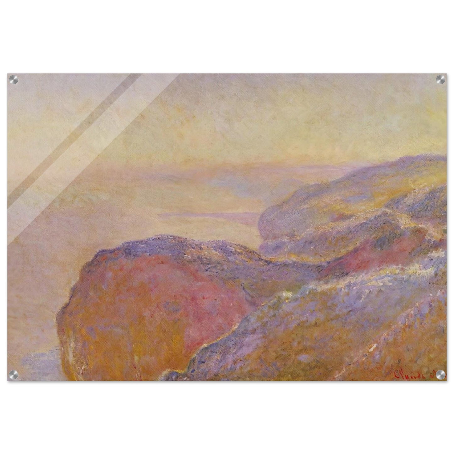 At Val-Saint-Nicolas near Dieppe in the Morning - claude monet Acrylic Print - 70x100 cm / 28x40″ inches | claude monet Wall Art | claude monet Prints