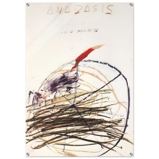 Anabasis  Xenephon  - Cy Twombly Acrylic Print - 70x100 cm / 28x40″ inches