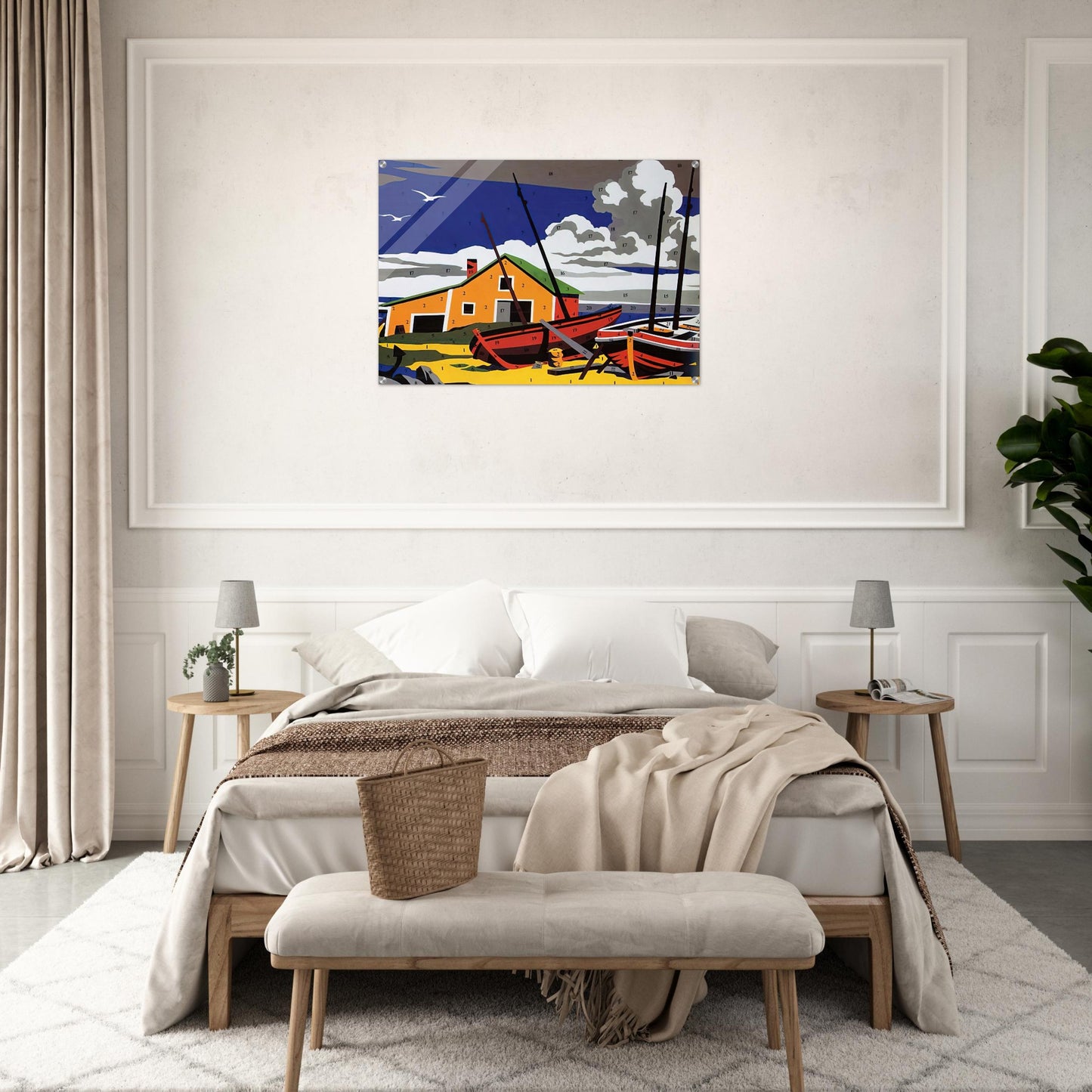 Do It Yourself  Seascape  - Andy Warhol Acrylic Print - 70x100 cm / 28x40″ inches