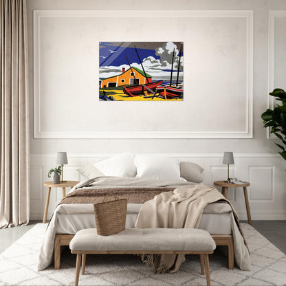 Do It Yourself  Seascape  - Andy Warhol Acrylic Print - 70x100 cm / 28x40″ inches