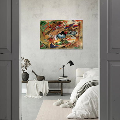 IMPROVISATION DREAMY 1913 - Wassily Kandinsky Brushed Aluminum Print - 70x100 cm / 28x40 inches | Wassily Kandinsky Aluminum Print | Wassily Kandinsky Prints