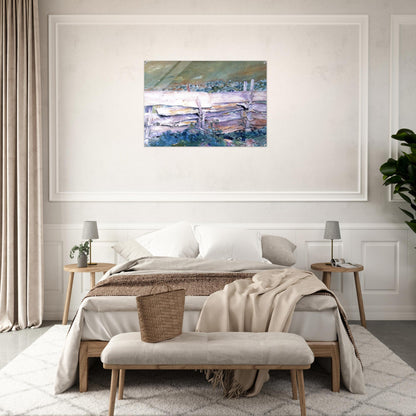 The Fence - John Singer Sargent Acrylic Print - 70x100 cm / 28x40″ inches | John Singer Sargent Wall Art | John Singer Sargent Prints
