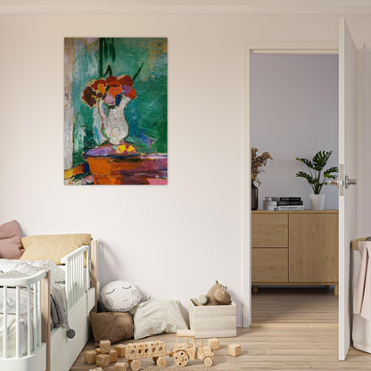 FLOWERS 1907 - Henri Matisse Brushed Aluminum Print - 70x100 cm / 28x40 inches | Henri Matisse Aluminum Print | Henri Matisse Prints