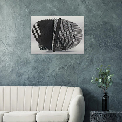 Esfera - 1959 - Gego Brushed Aluminum Print - 70x100 cm / 28x40 inches | Gego Aluminum Print | Gego Prints