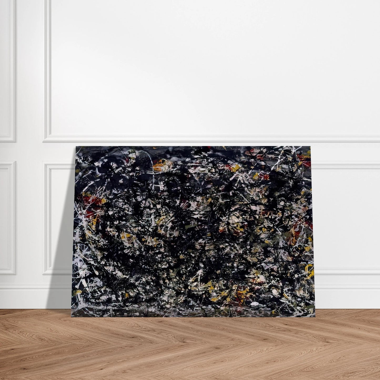 NUMBER 6 1949 - Jackson Pollock Brushed Aluminum Print - 70x100 cm / 28x40 inches | Jackson Pollock Aluminum Print | Jackson Pollock Prints