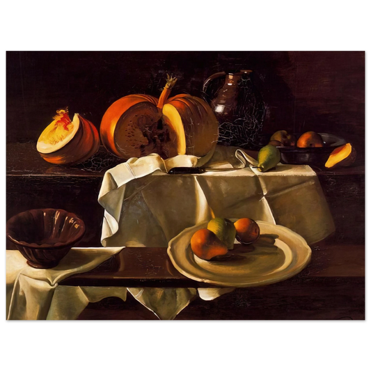 Andre Derain - THE STILL LIFE WITH PUMPKIN 1939  75x100 cm / 30x40inches Fine Art Poster