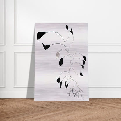 ARC OF PETALS 1941 - Alexander Calder Brushed Aluminum Print - 70x100 cm / 28x40 inches | Alexander Calder Aluminum Print | Alexander Calder Prints