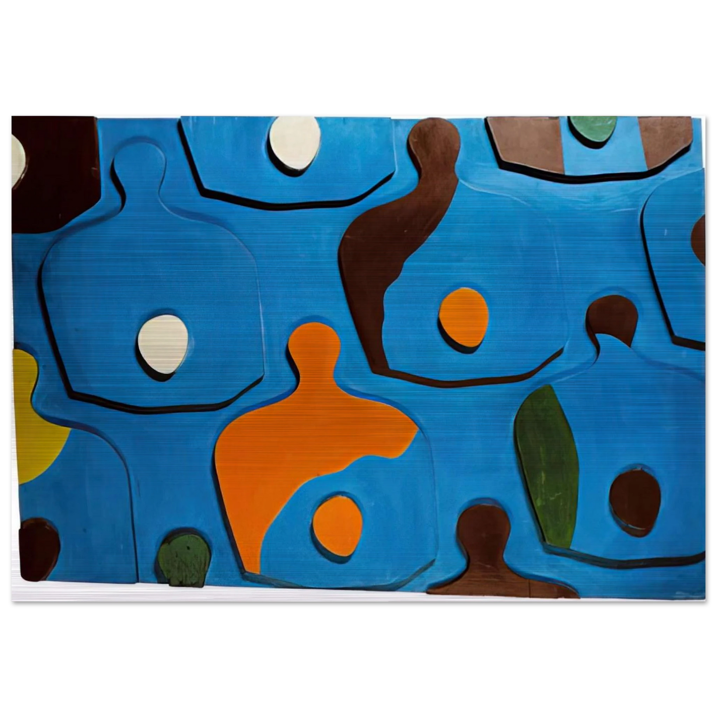 Еgg Board - Jean Arp Brushed Aluminum Print - 70x100 cm / 28x40 inches | Jean Arp Aluminum Print | Jean Arp Prints