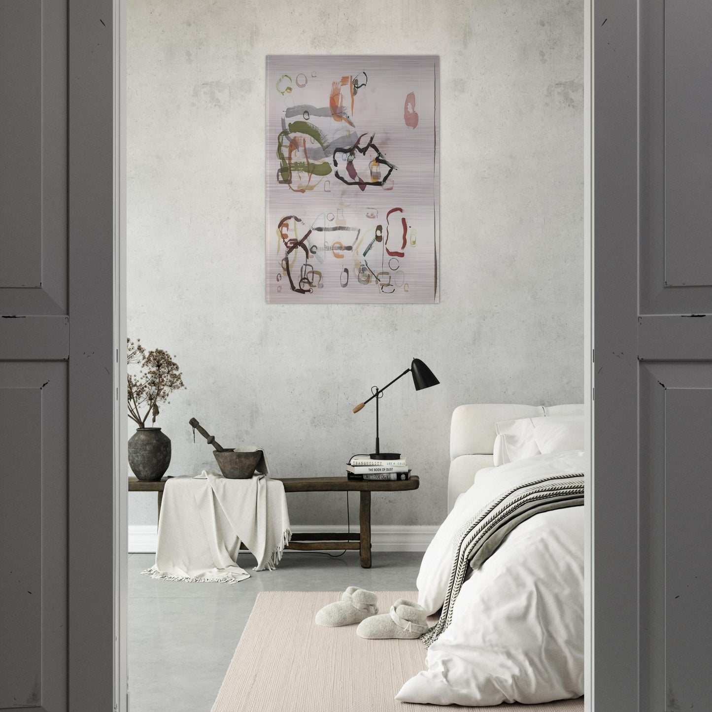75 Stones - 1989 - John Cage Brushed Aluminum Print - 70x100 cm / 28x40 inches | John Cage Aluminum Print | John Cage Prints