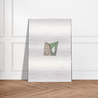 PAGES 10 1989 - Robert Mangold Brushed Aluminum Print - 70x100 cm / 28x40 inches | Robert Mangold Aluminum Print | Robert Mangold Prints