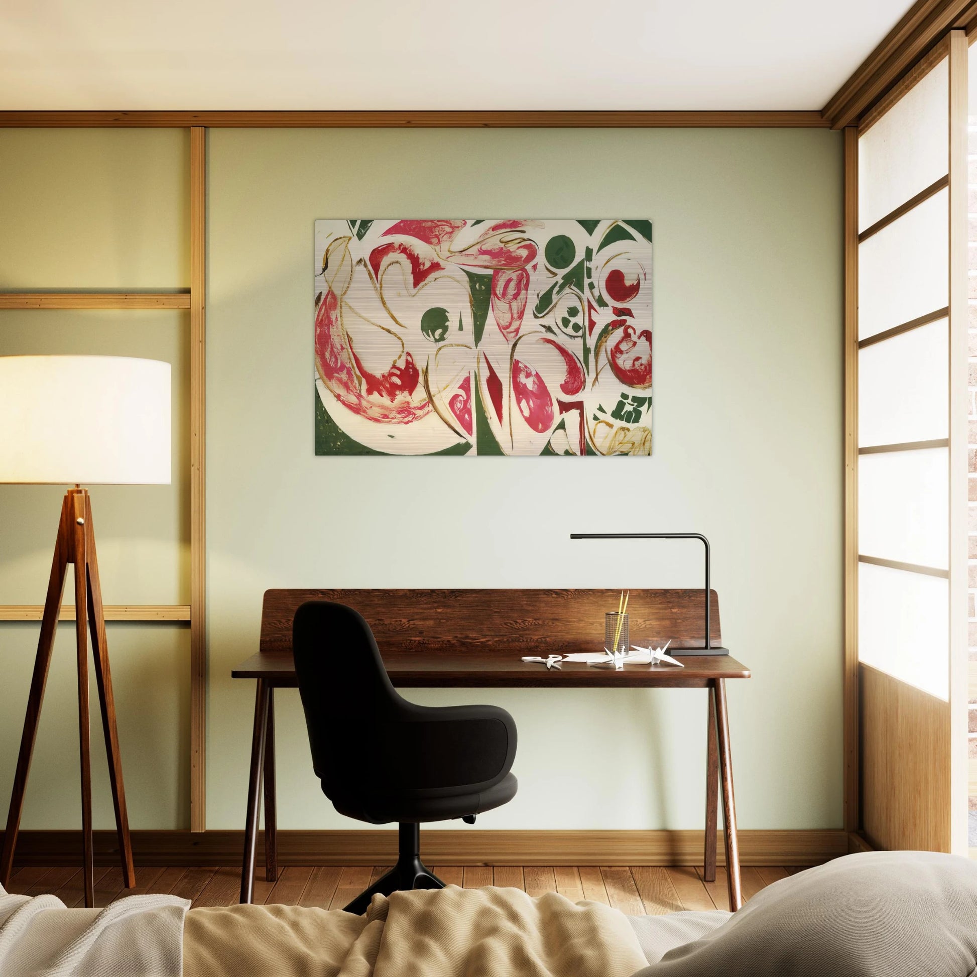 The Sun Woman II - Lee Krasner Brushed Aluminum Print - 70x100 cm / 28x40 inches | Lee Krasner Aluminum Print | Lee Krasner Prints
