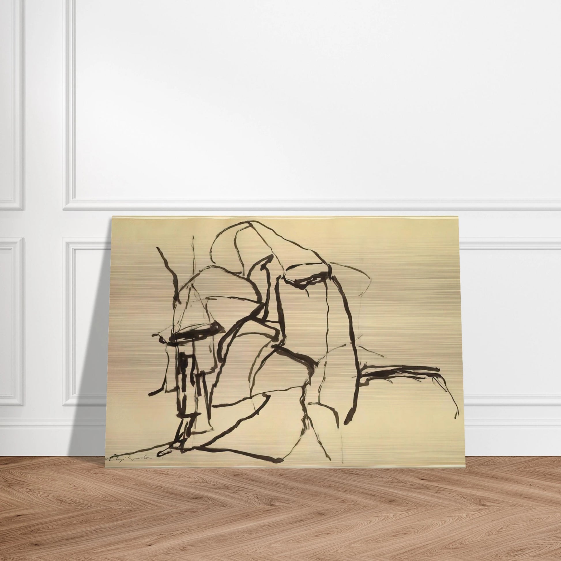 CELEBRATION - Philip Guston Brushed Aluminum Print - 70x100 cm / 28x40 inches | Philip Guston Aluminum Print | Philip Guston Prints
