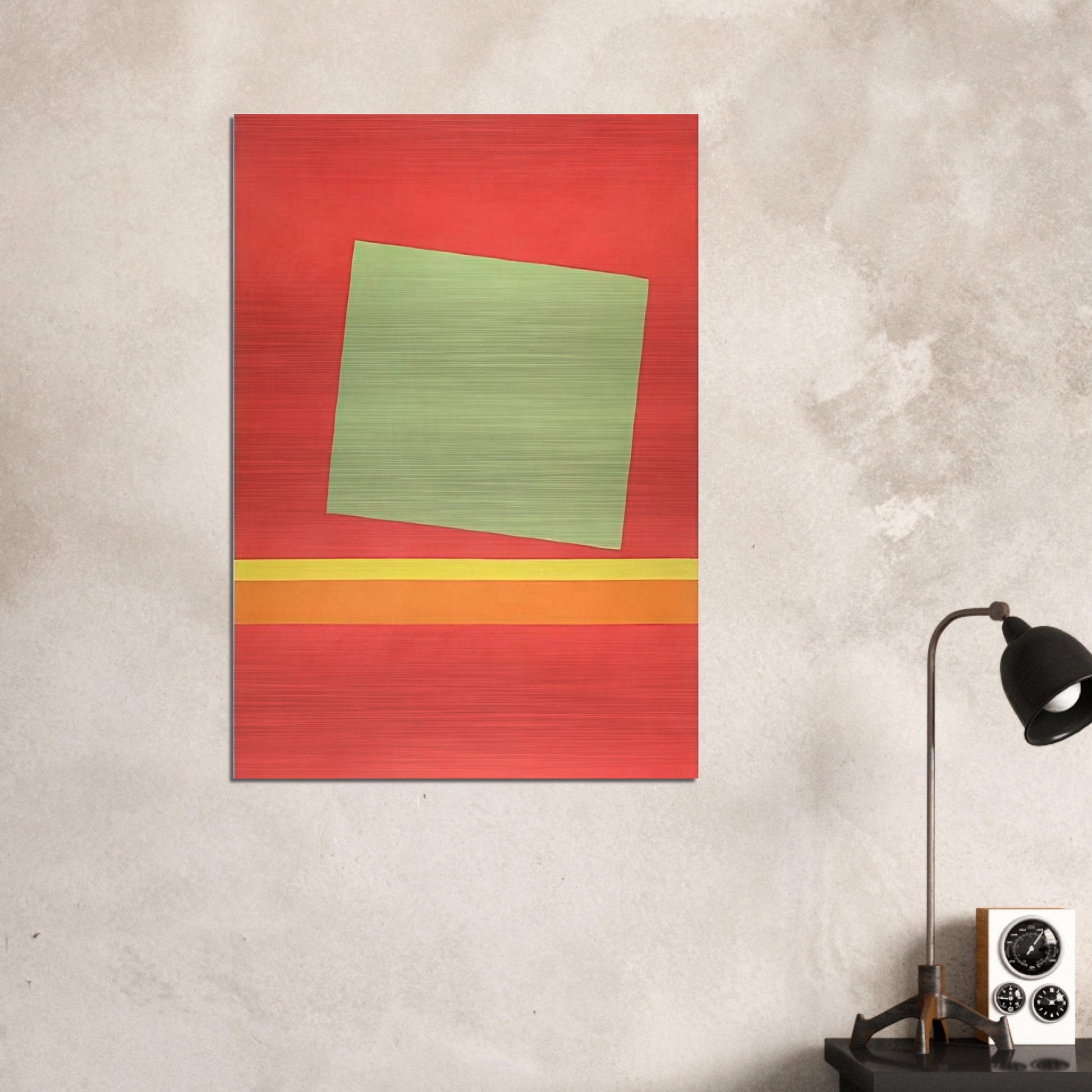 Homage to Milton Avery - Sun-Box III - 1969 - Theodoros Stamos Brushed Aluminum Print - 70x100 cm / 28x40 inches | Theodoros Stamos Aluminum Print | Theodoros Stamos Prints