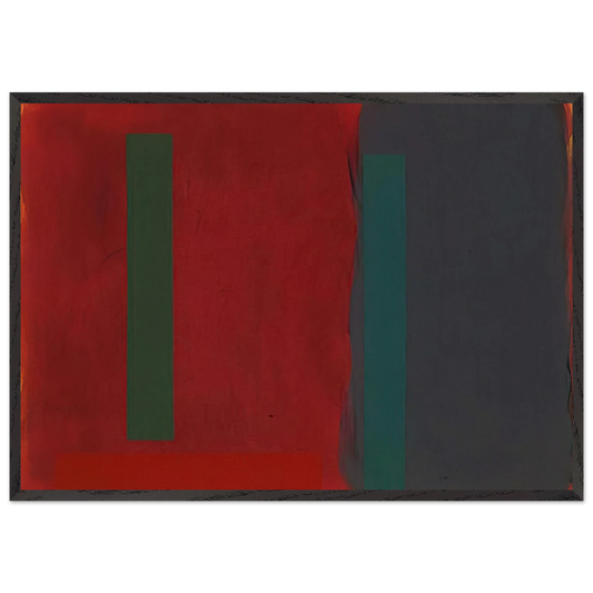Paris Green - 1990 - Doug Ohlson 70x100 cm / 28x40 inches Framed Art Print – Black Wooden Frame