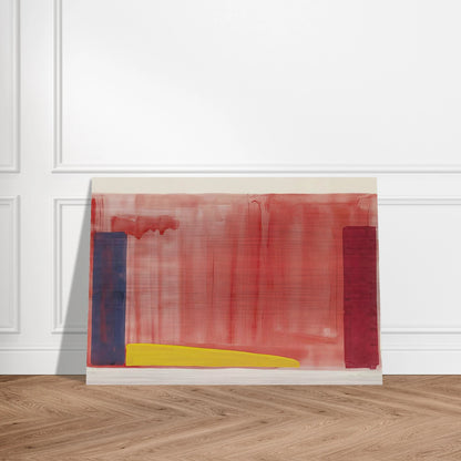 Untitled - Color Field Painting - John Hoyland Brushed Aluminum Print - 70x100 cm / 28x40 inches | John Hoyland Aluminum Print | John Hoyland Prints