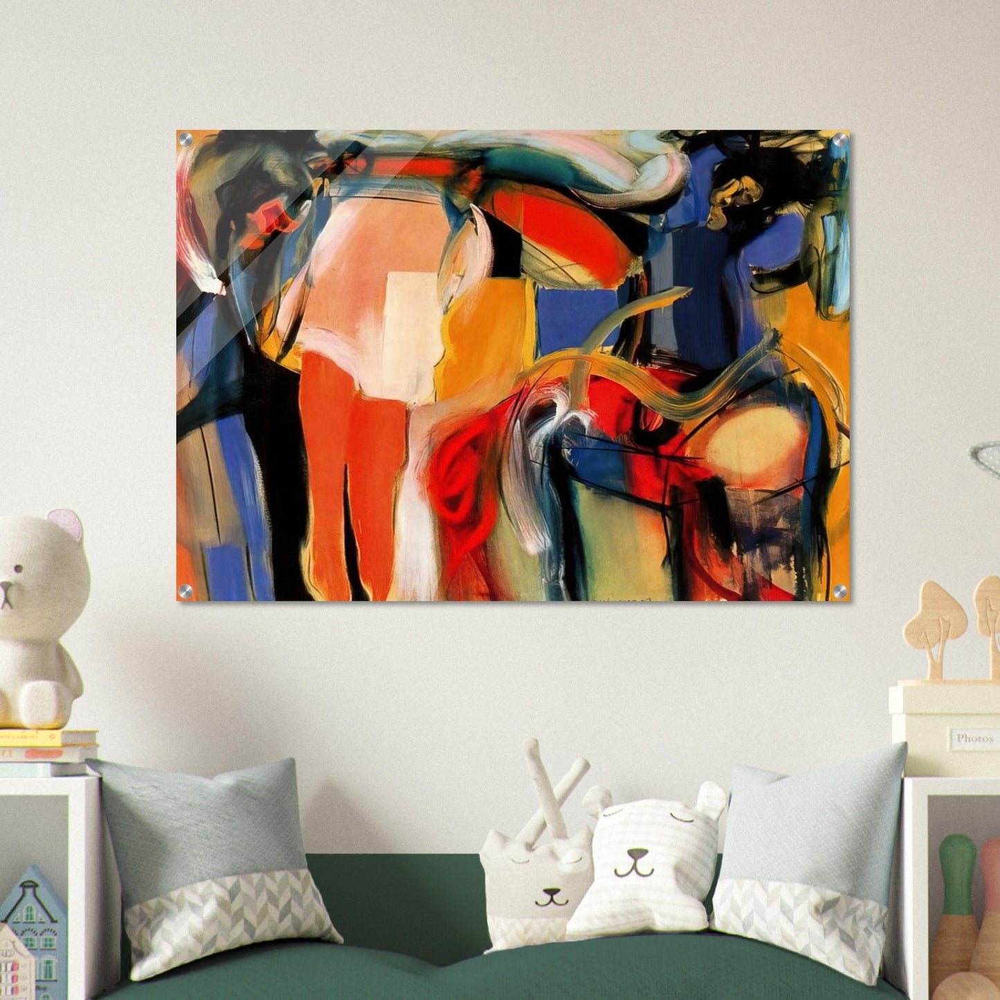 Autobiography - Abstract Expressionism - Miriam Schapiro Acrylic Print - 70x100 cm / 28x40″ inches