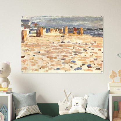 BEACH BASKETS IN HOLLAND 1904 - Wassily Kandinsky Acrylic Print - 70x100 cm / 28x40″ inches