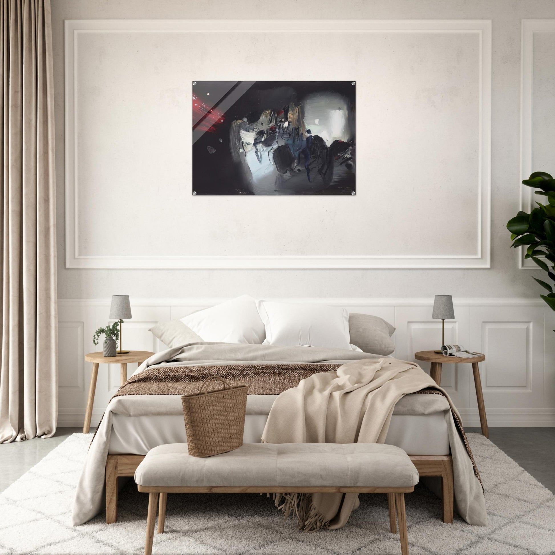 COMPOSITION 1972 - Chu teh Chun Acrylic Print - 70x100 cm / 28x40″ inches