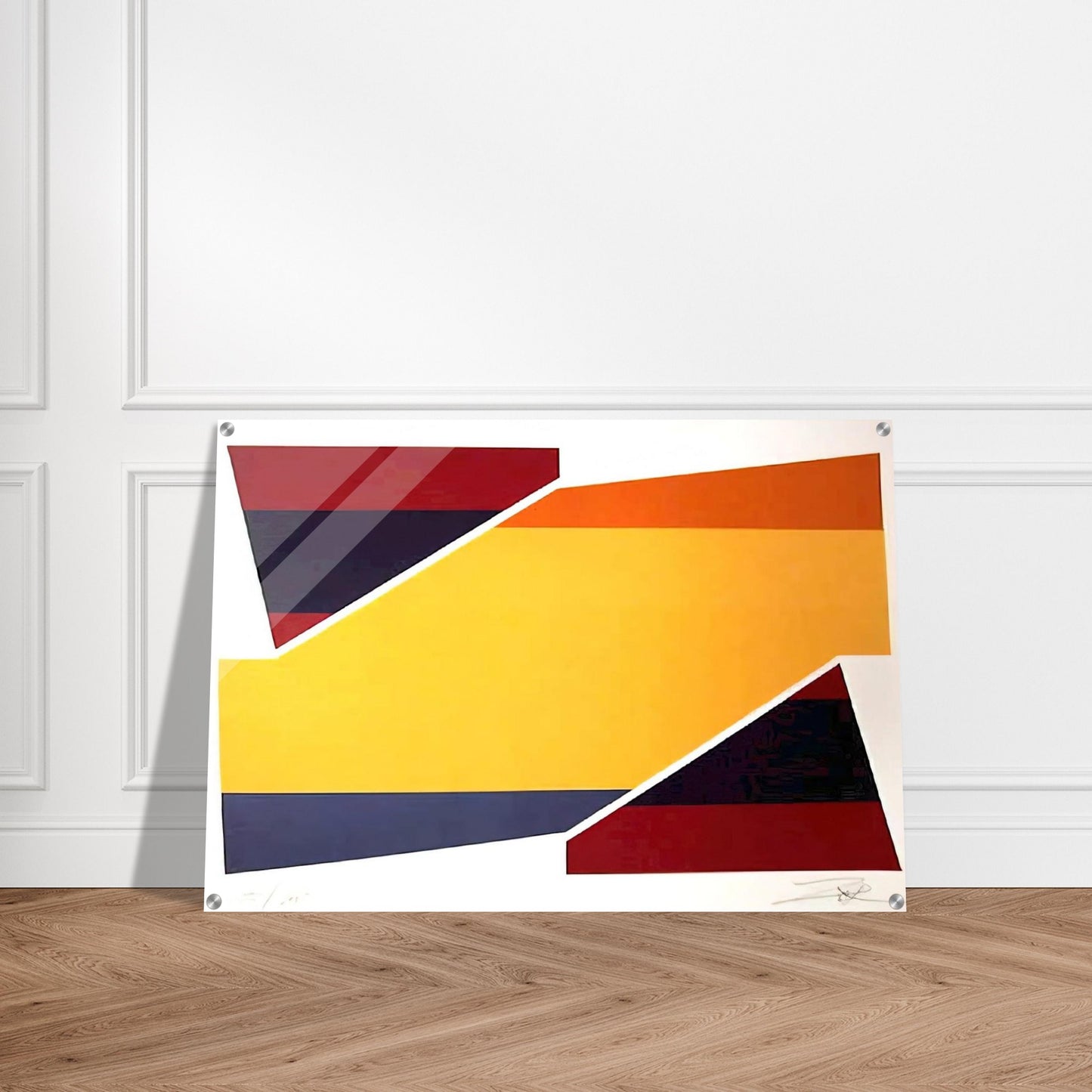 Rotation II - 1980 - Larry Zox Acrylic Print - 70x100 cm / 28x40″ inches