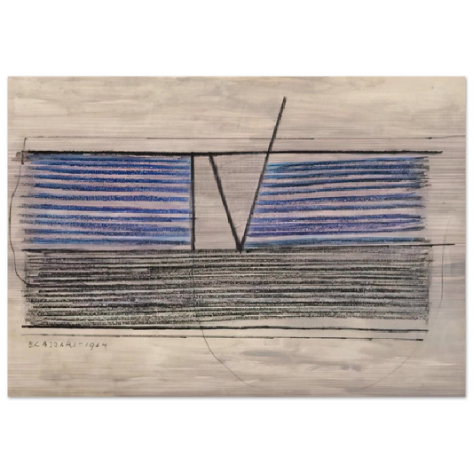 Untitled - 1964 - Bice Lazzari Brushed Aluminum Print - 70x100 cm / 28x40 inches | Bice Lazzari Aluminum Print | Bice Lazzari Prints