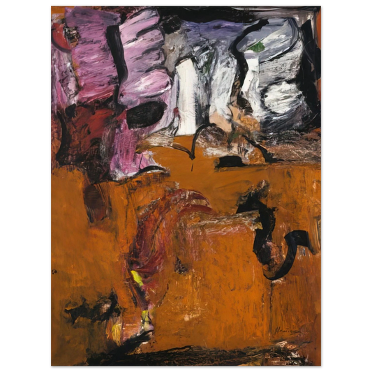 Grace Hartigan - PALLAS ATHENA EARTH 1961  75x100 cm / 30x40inches Fine Art Poster