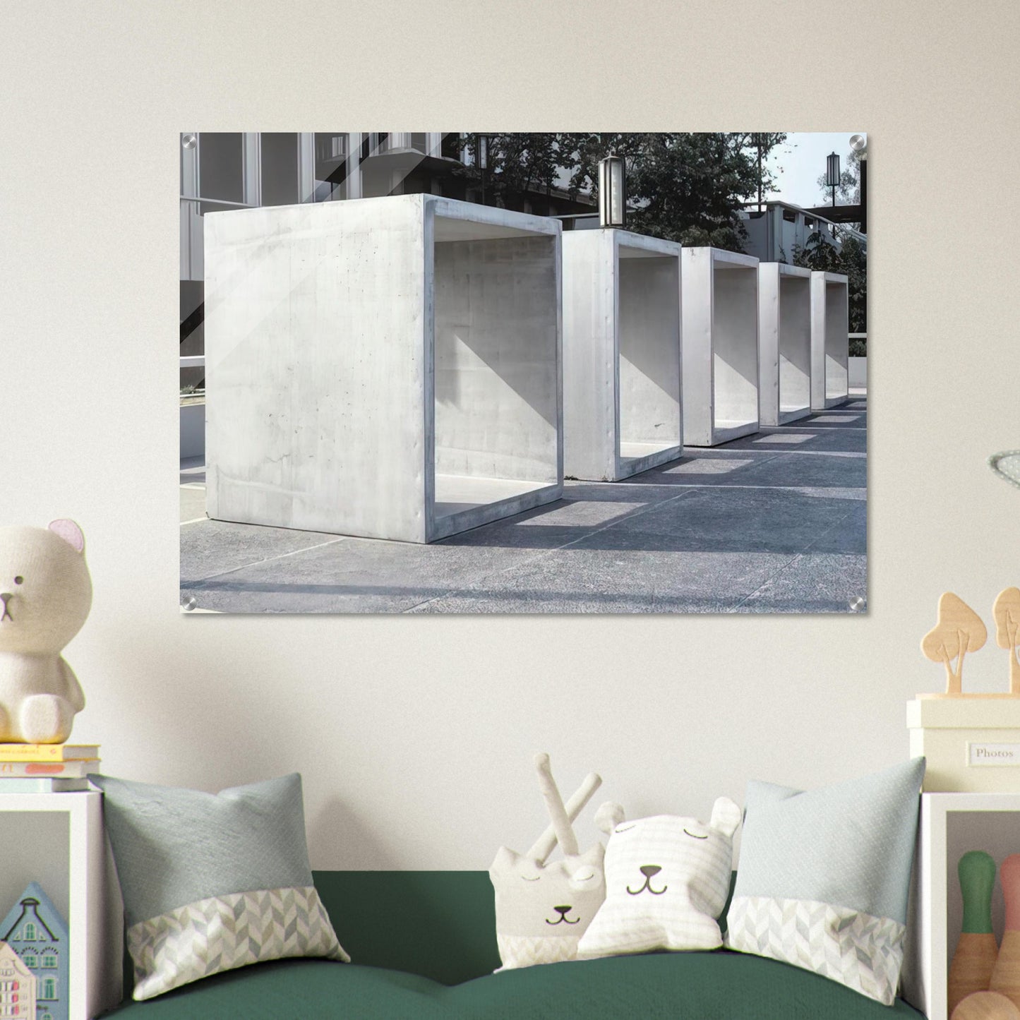 Untitled for Leo Castelli - 1977 - Donald Judd Acrylic Print - 70x100 cm / 28x40″ inches | Donald Judd Wall Art | Donald Judd Prints
