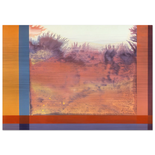 Jacob In The Wilderness - 1986 - Ronnie Landfield Brushed Aluminum Print - 70x100 cm / 28x40 inches | Ronnie Landfield Aluminum Print | Ronnie Landfield Prints