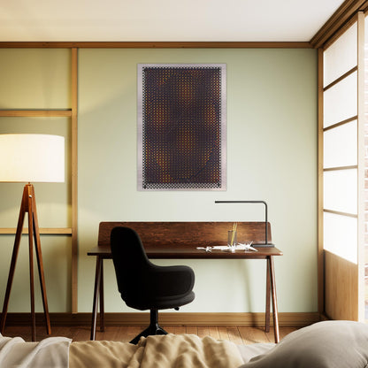 Círculo rojo y amarillo - 1970 - Antonio Asis Brushed Aluminum Print - 70x100 cm / 28x40 inches | Antonio Asis Aluminum Print | Antonio Asis Prints