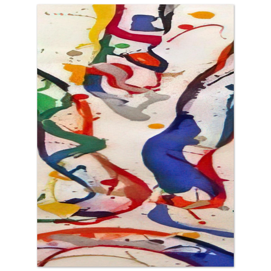 Sam Francis - Untitled 040  75x100 cm / 30x40inches Fine Art Poster