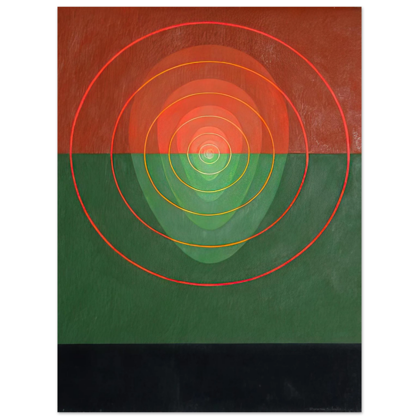 Clarence Holbrook Carter - Mandala No. 2 - 1968  75x100 cm / 30x40inches Fine Art Poster