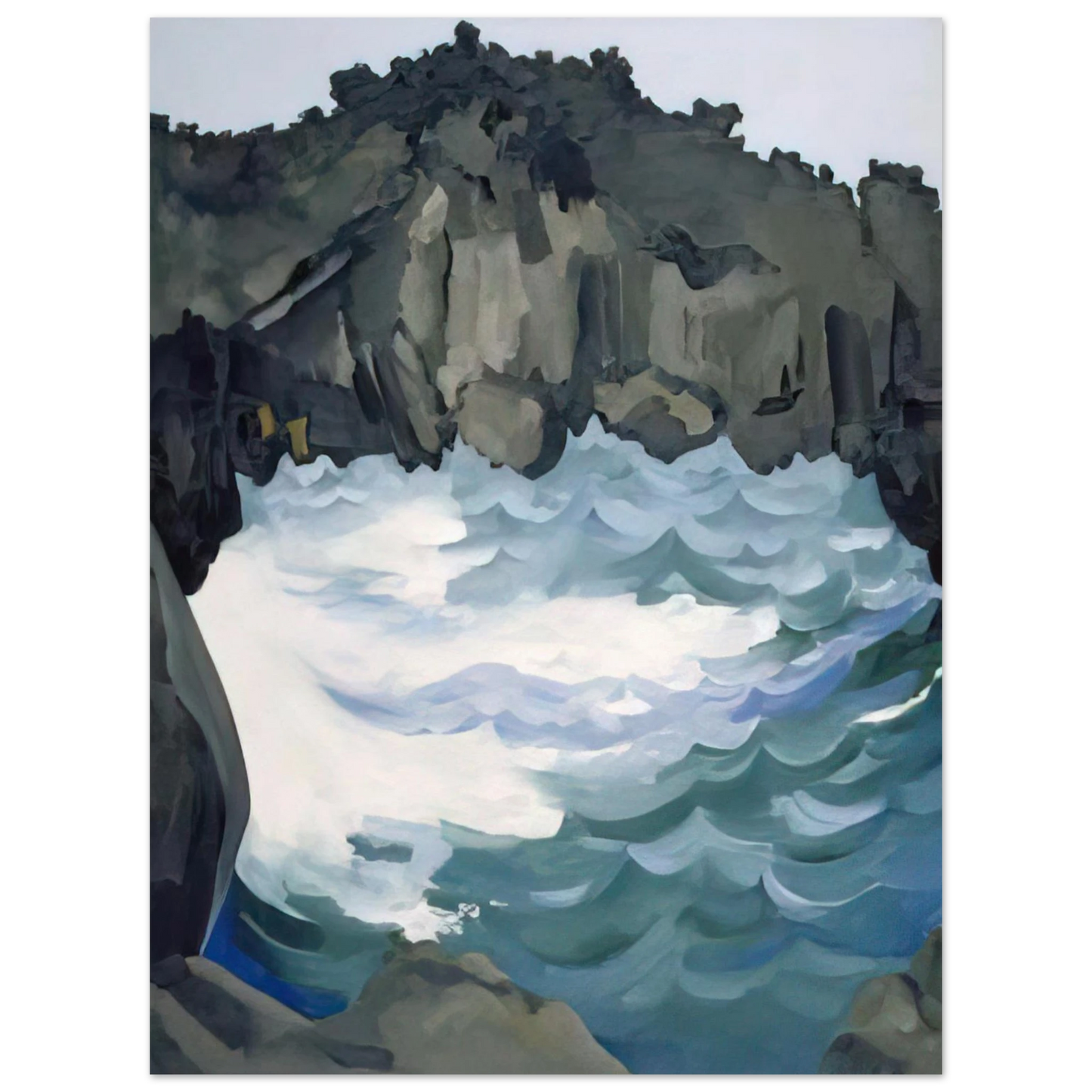 Georgia O'Keeffe - Black Lava Bridge, Hana Coast-No. I Fine Art Poster