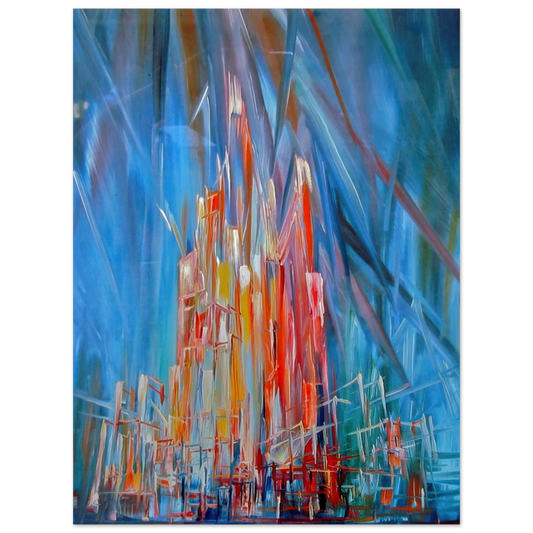 Konrad Zuse - Untitled - Kitsch  75x100 cm / 30x40inches Fine Art Poster