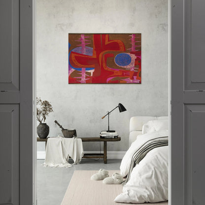 Sobre la tumba de Justino - Pedro Coronel Brushed Aluminum Print - 70x100 cm / 28x40 inches | Pedro Coronel Aluminum Print | Pedro Coronel Prints