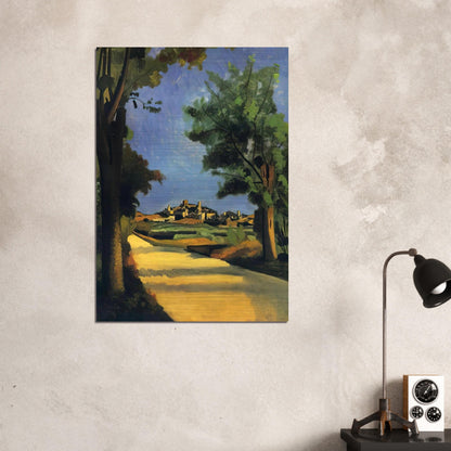 THE ROAD 1932 - Andre Derain Brushed Aluminum Print - 70x100 cm / 28x40 inches | Andre Derain Aluminum Print | Andre Derain Prints