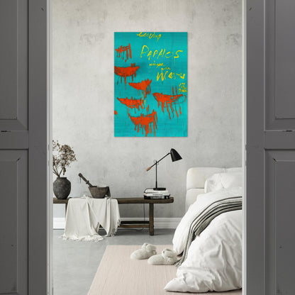 Leaving Paphos Ringed With Waves V - Cy Twombly Brushed Aluminum Print - 70x100 cm / 28x40 inches | Cy Twombly Aluminum Print | Cy Twombly Prints