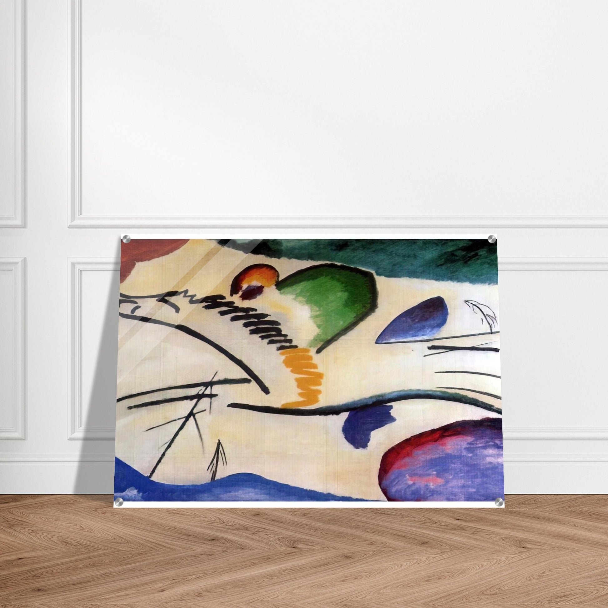 LYRICAL LYRICS 1911 - Wassily Kandinsky Acrylic Print - 70x100 cm / 28x40″ inches