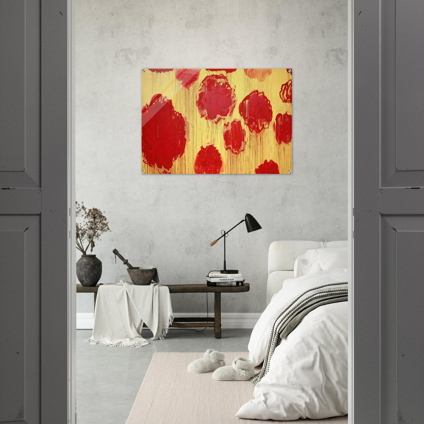 Untitled  Peonias series  - Cy Twombly Acrylic Print - 70x100 cm / 28x40″ inches