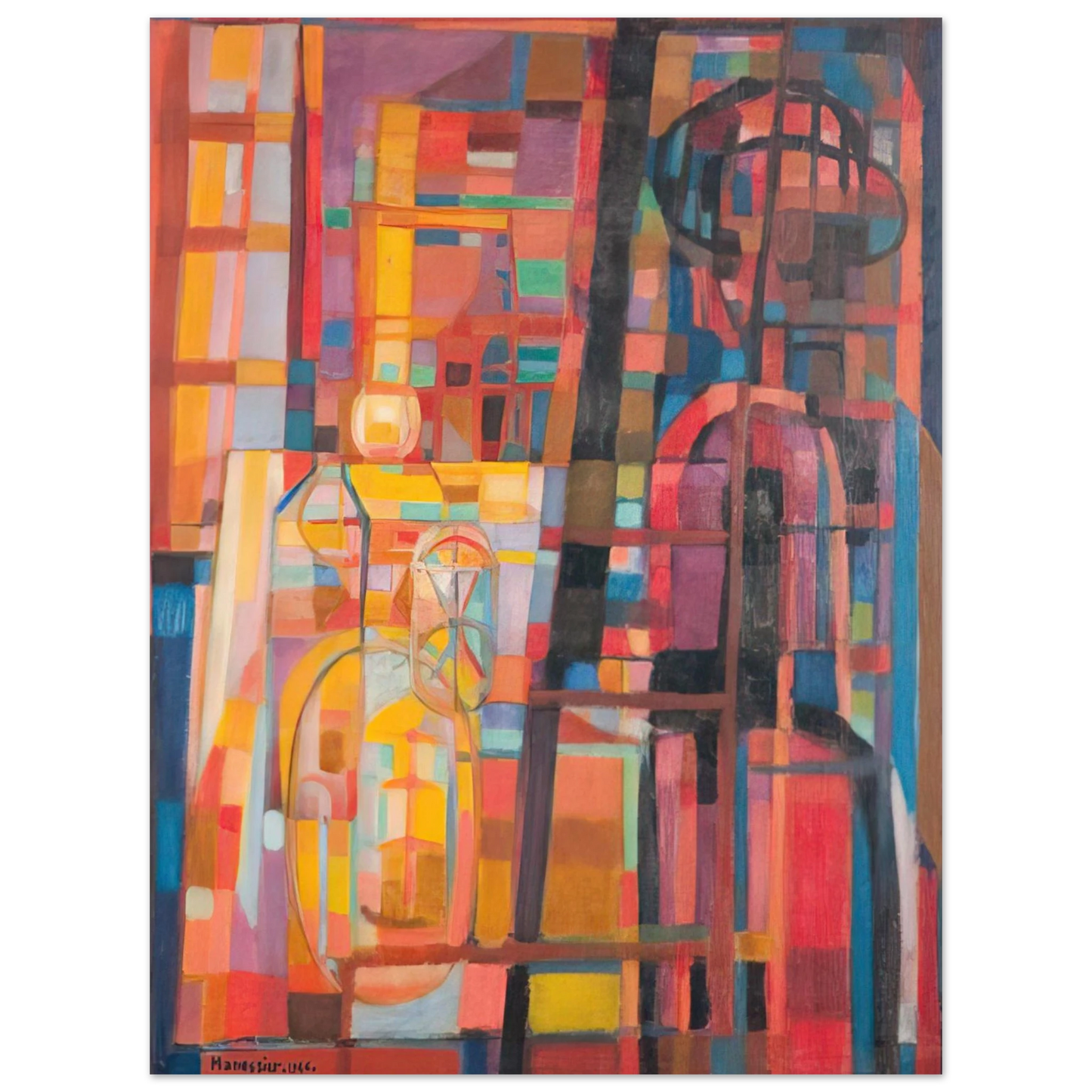 Alfred Manessier - SoirÃ©e d'octobre - 1946  75x100 cm / 30x40inches Fine Art Poster
