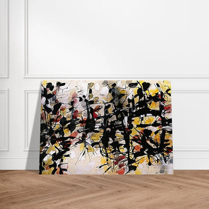 Untitled - Jean-Paul Riopelle Brushed Aluminum Print - 70x100 cm / 28x40 inches | Jean-Paul Riopelle Aluminum Print | Jean-Paul Riopelle Prints