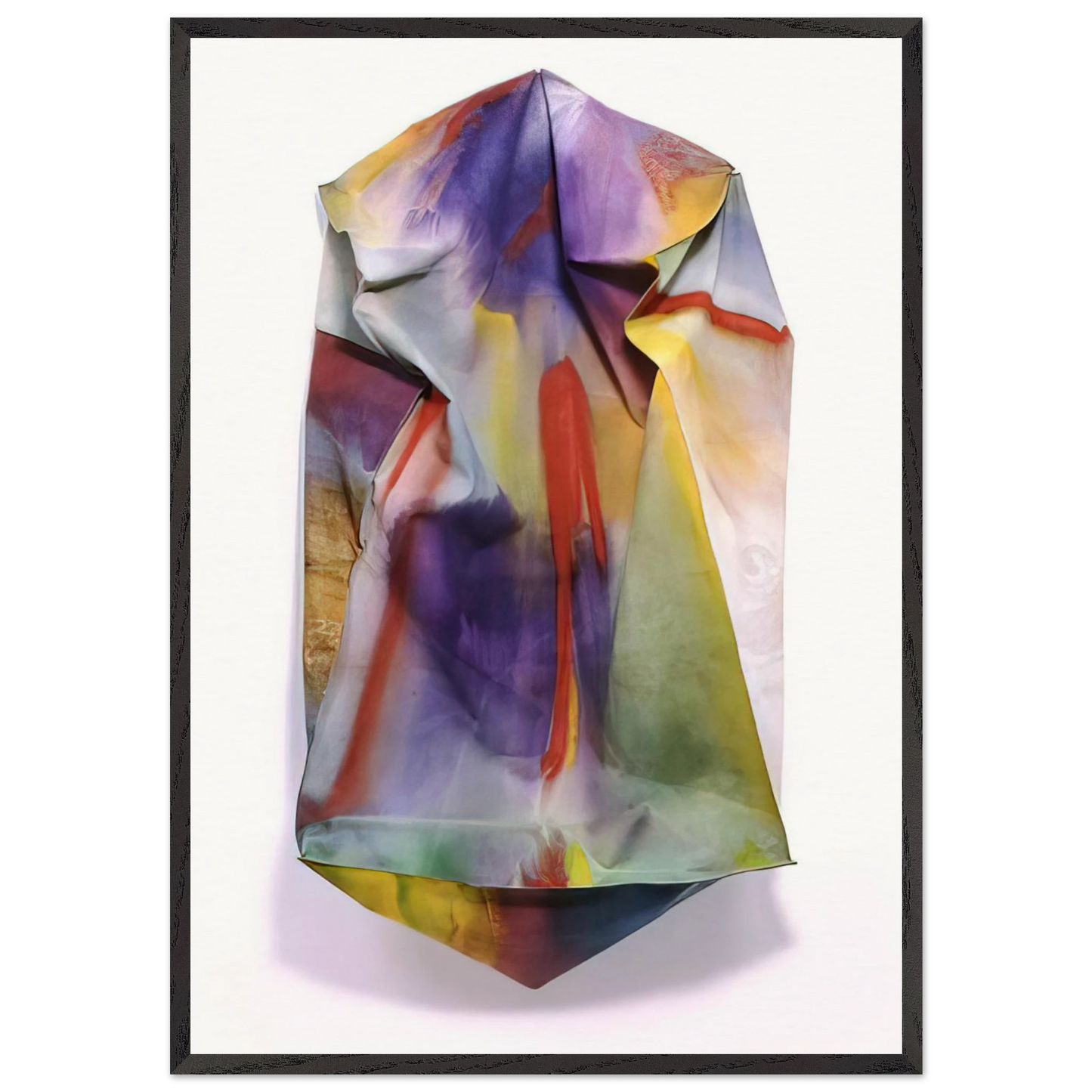 Wall Forest - Sam Gilliam 70x100 cm / 28x40 inches Framed Art Print – Black Wooden Frame