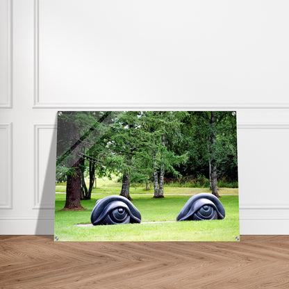EYE BENCHES II 1997 - Louise Bourgeois Acrylic Print - 70x100 cm / 28x40″ inches