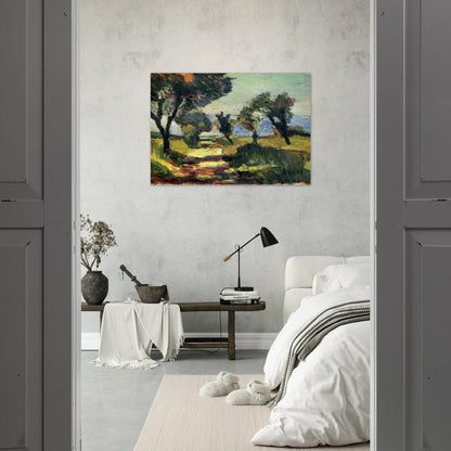 OLIVE TREES 1898 - Henri Matisse Brushed Aluminum Print - 70x100 cm / 28x40 inches | Henri Matisse Aluminum Print | Henri Matisse Prints