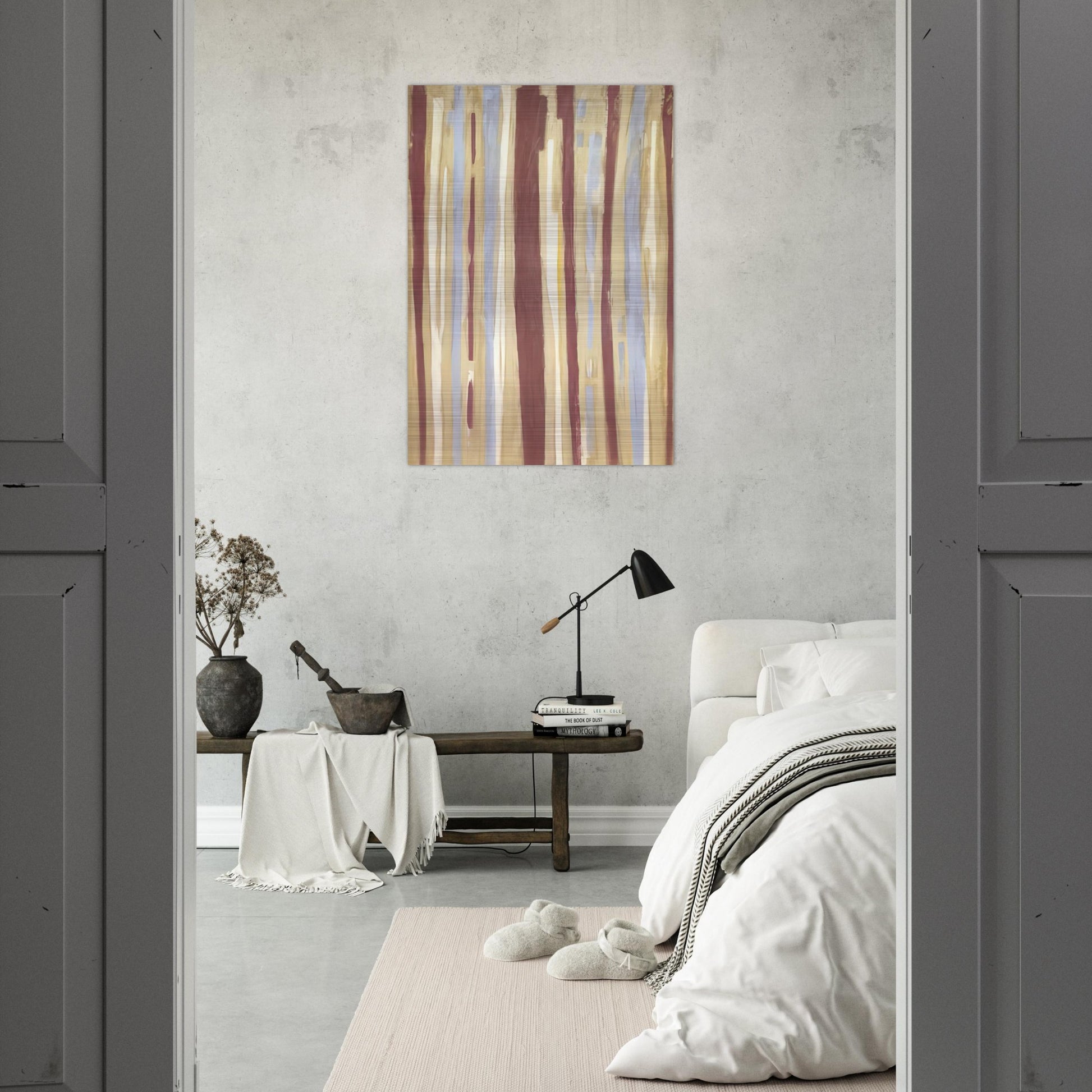 Number 3 Untitled - Lee Krasner Brushed Aluminum Print - 70x100 cm / 28x40 inches | Lee Krasner Aluminum Print | Lee Krasner Prints