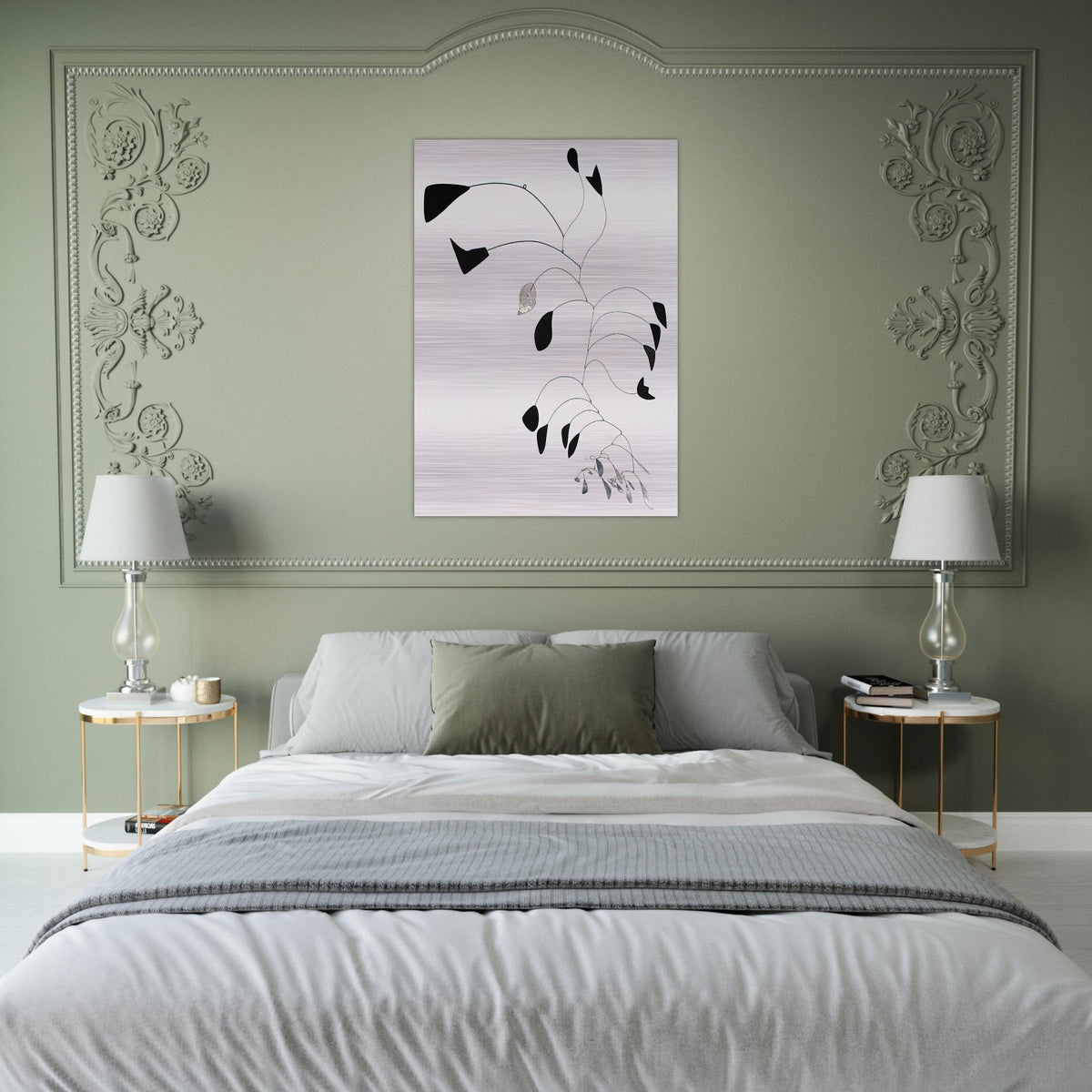 ARC OF PETALS 1941 - Alexander Calder Brushed Aluminum Print - 70x100 cm / 28x40 inches | Alexander Calder Aluminum Print | Alexander Calder Prints