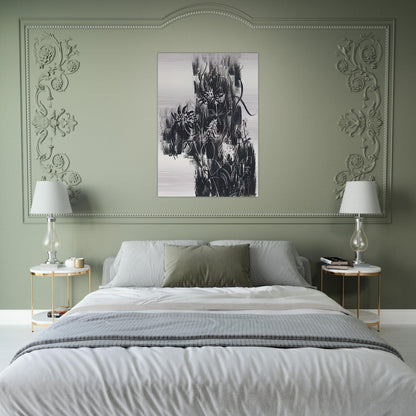 Waldrandblumen - 1919 - Johannes Itten Brushed Aluminum Print - 70x100 cm / 28x40 inches | Johannes Itten Aluminum Print | Johannes Itten Prints